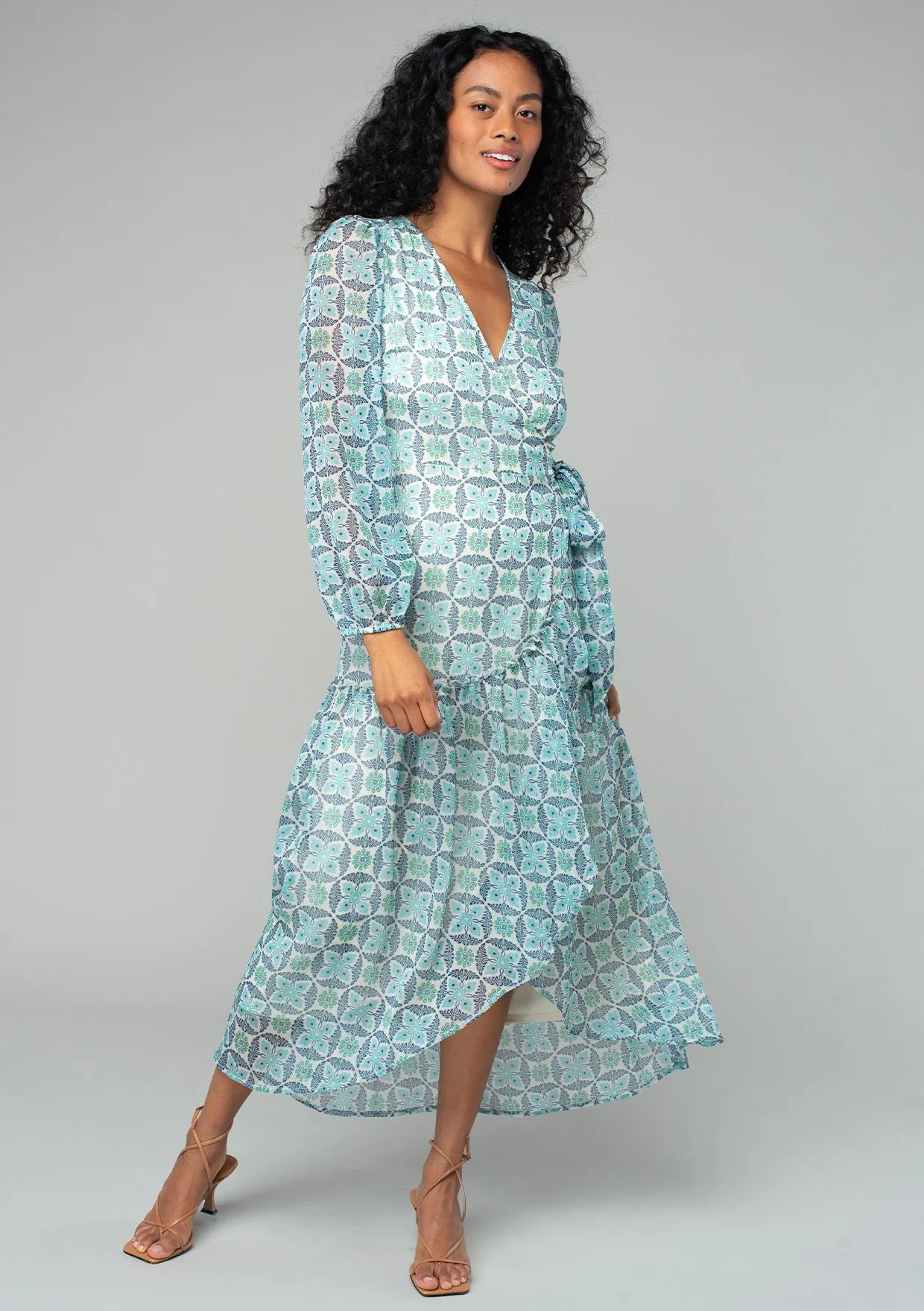 Rio Maxi Wrap Dress