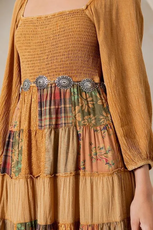 Rustic Bohemian Dress