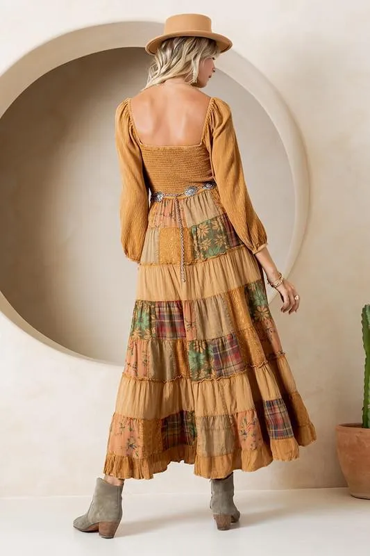 Rustic Bohemian Dress