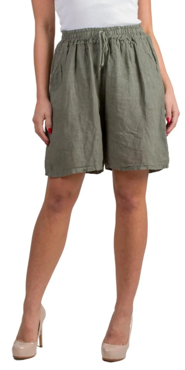 Silvana Linen Shorts