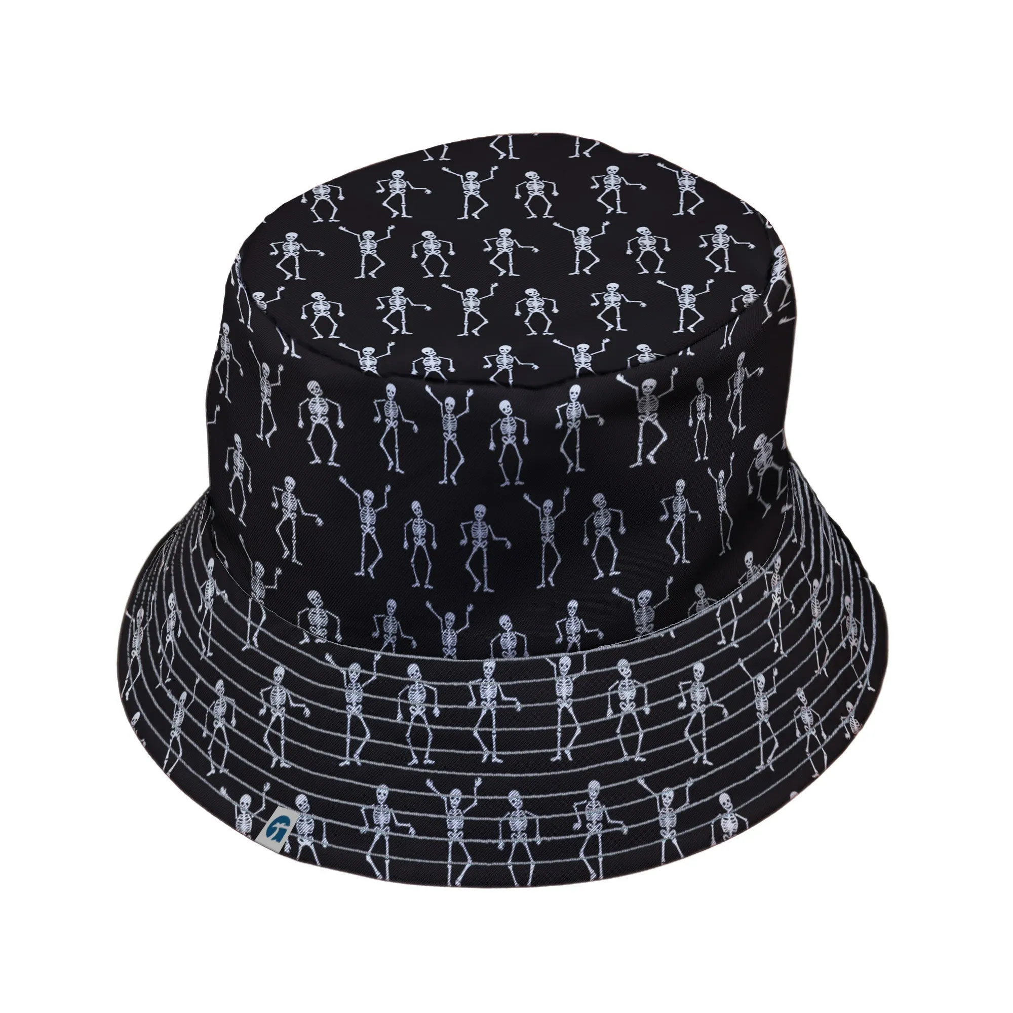 Skeleton Hanging Bucket Hat