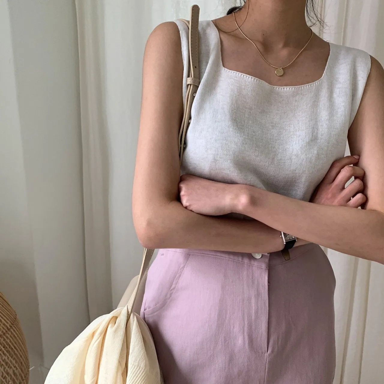 Sleeveless Knit Top