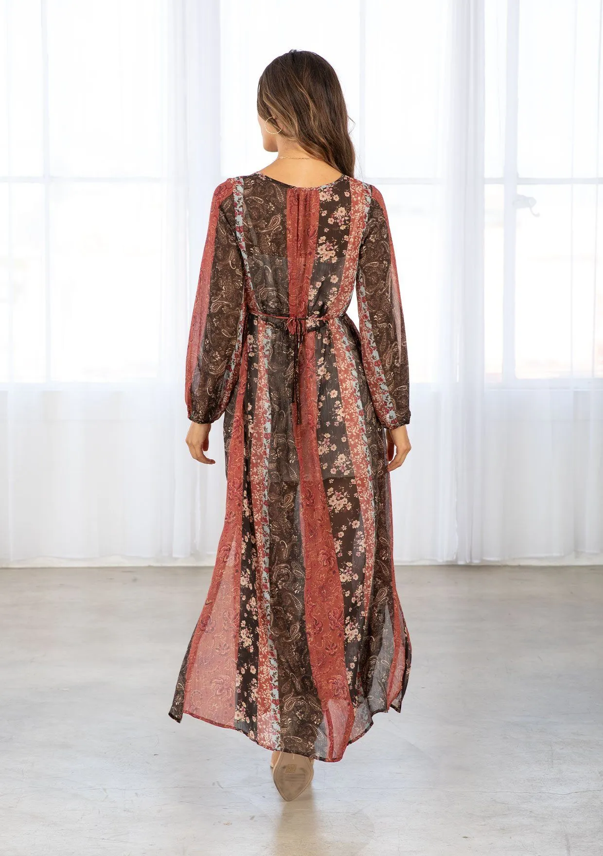 Sparrow Patchwork Maxi Dress