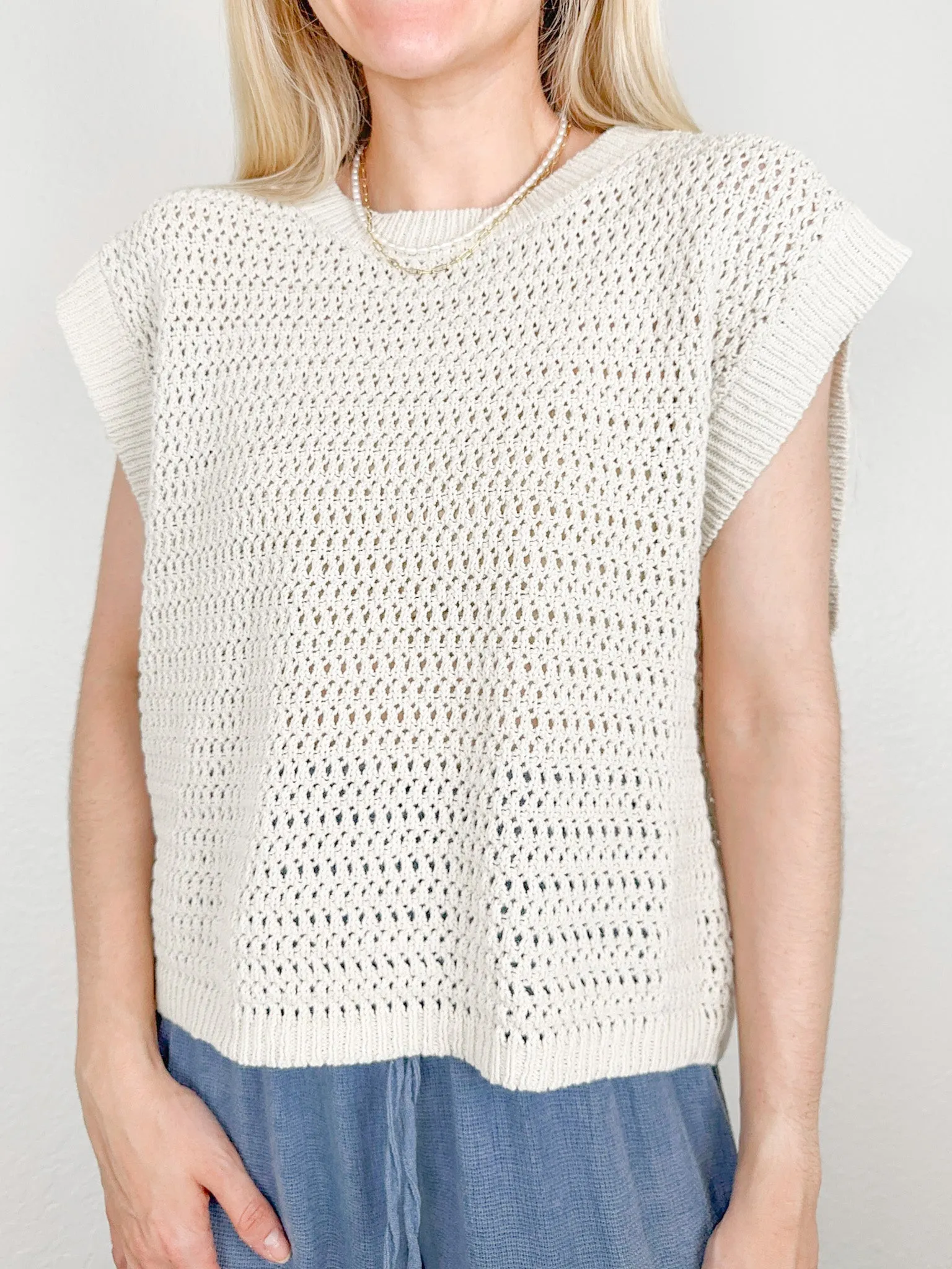 This Love Lightweight Knit Sweater Vest