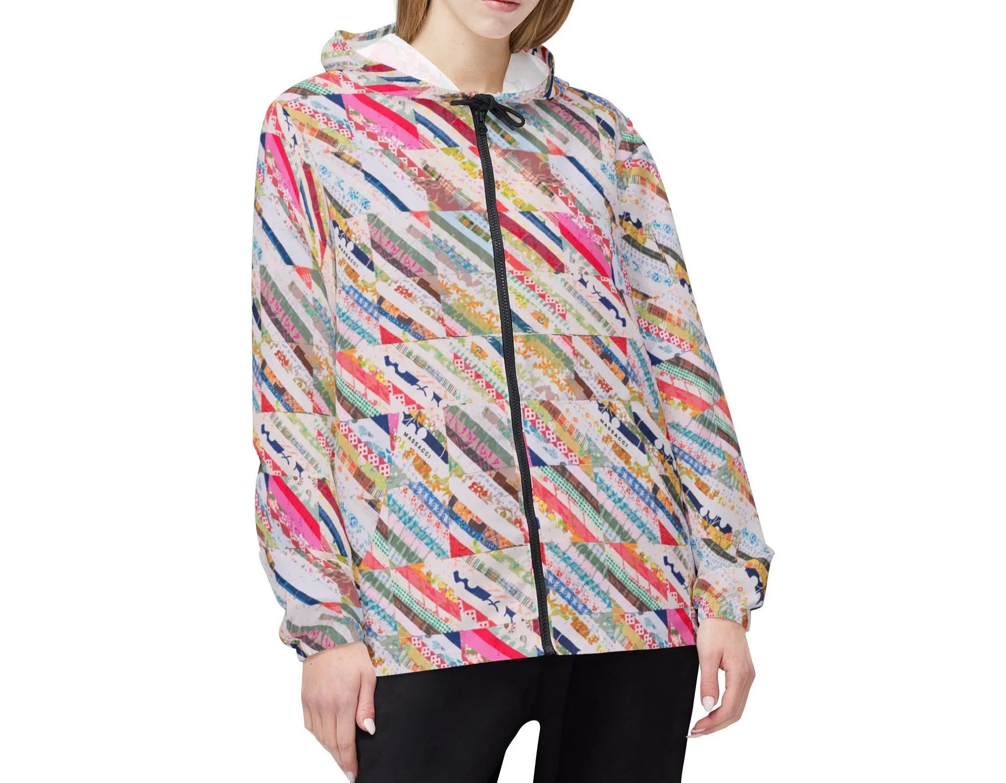 Tilted Quilt, Windbreaker Jacket