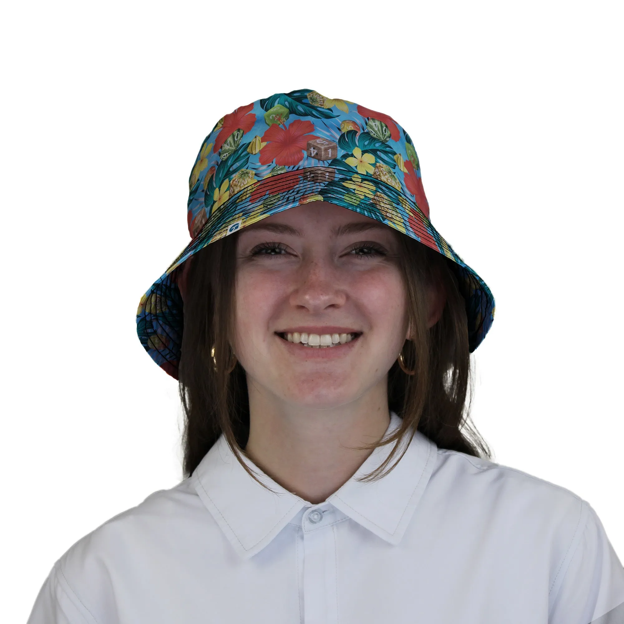 Tropical Fruit Dice Dnd Bucket Hat