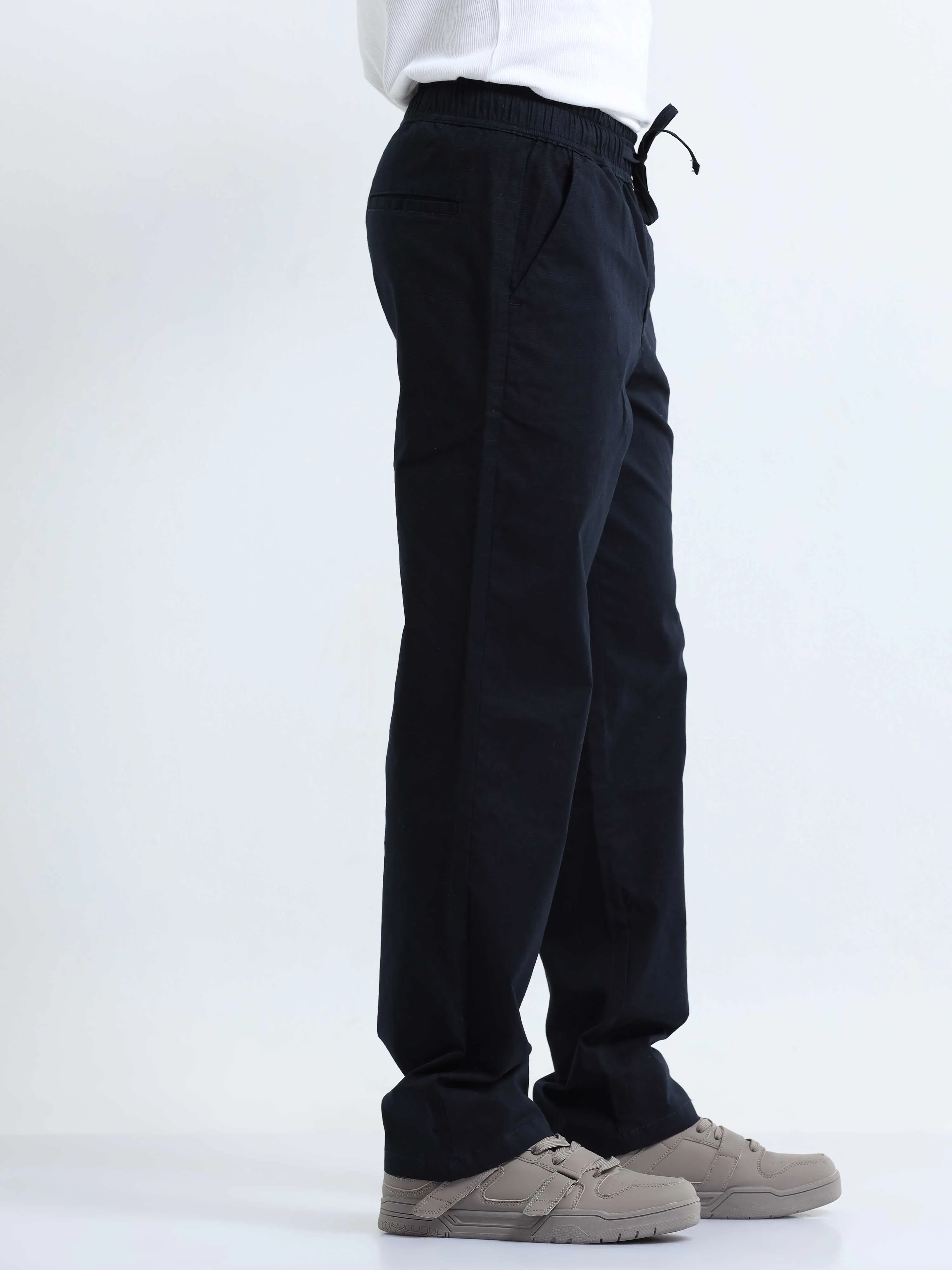 Verve Structural Navy Relaxed Pants