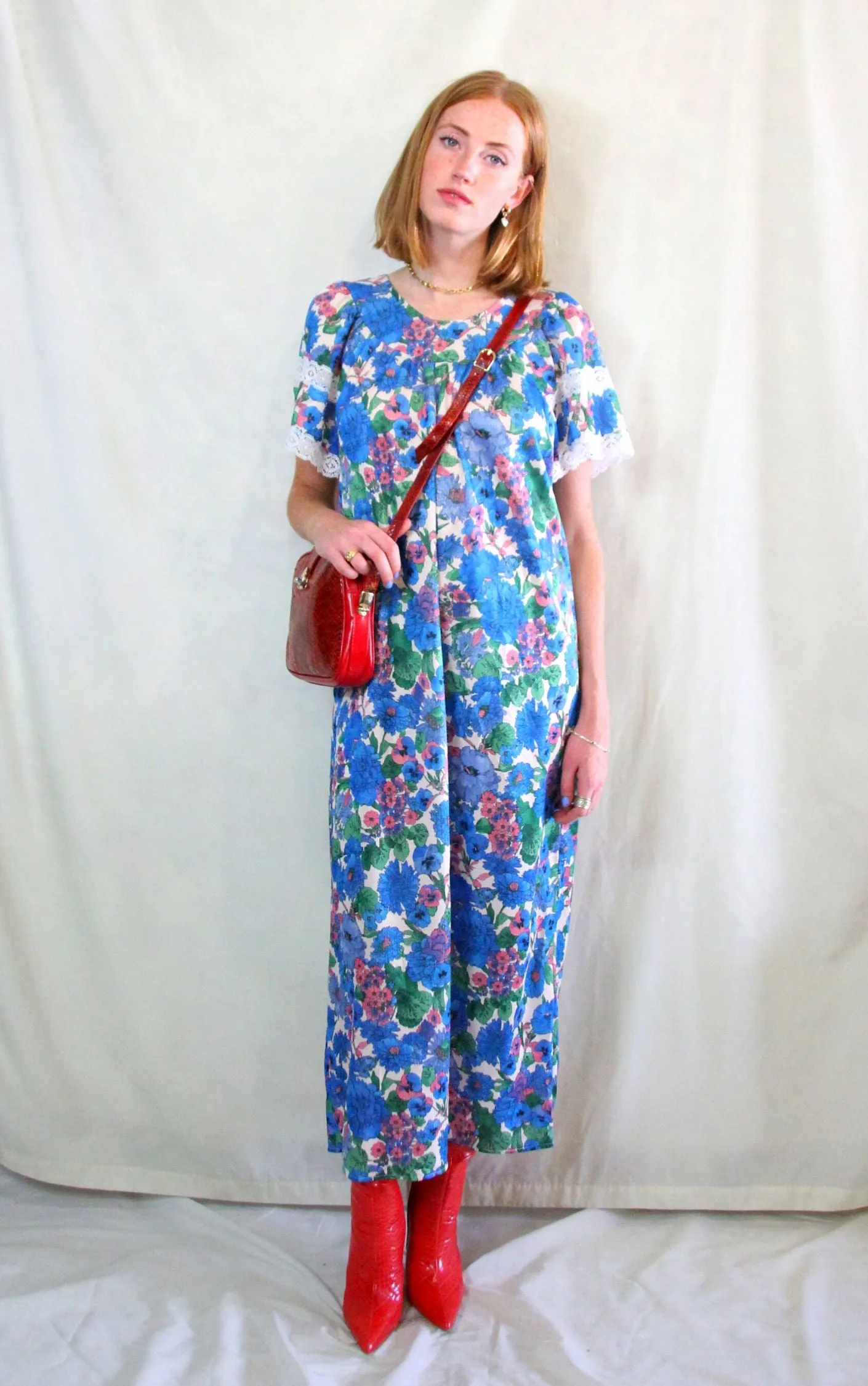 Vintage Bohemian Maxi Dress