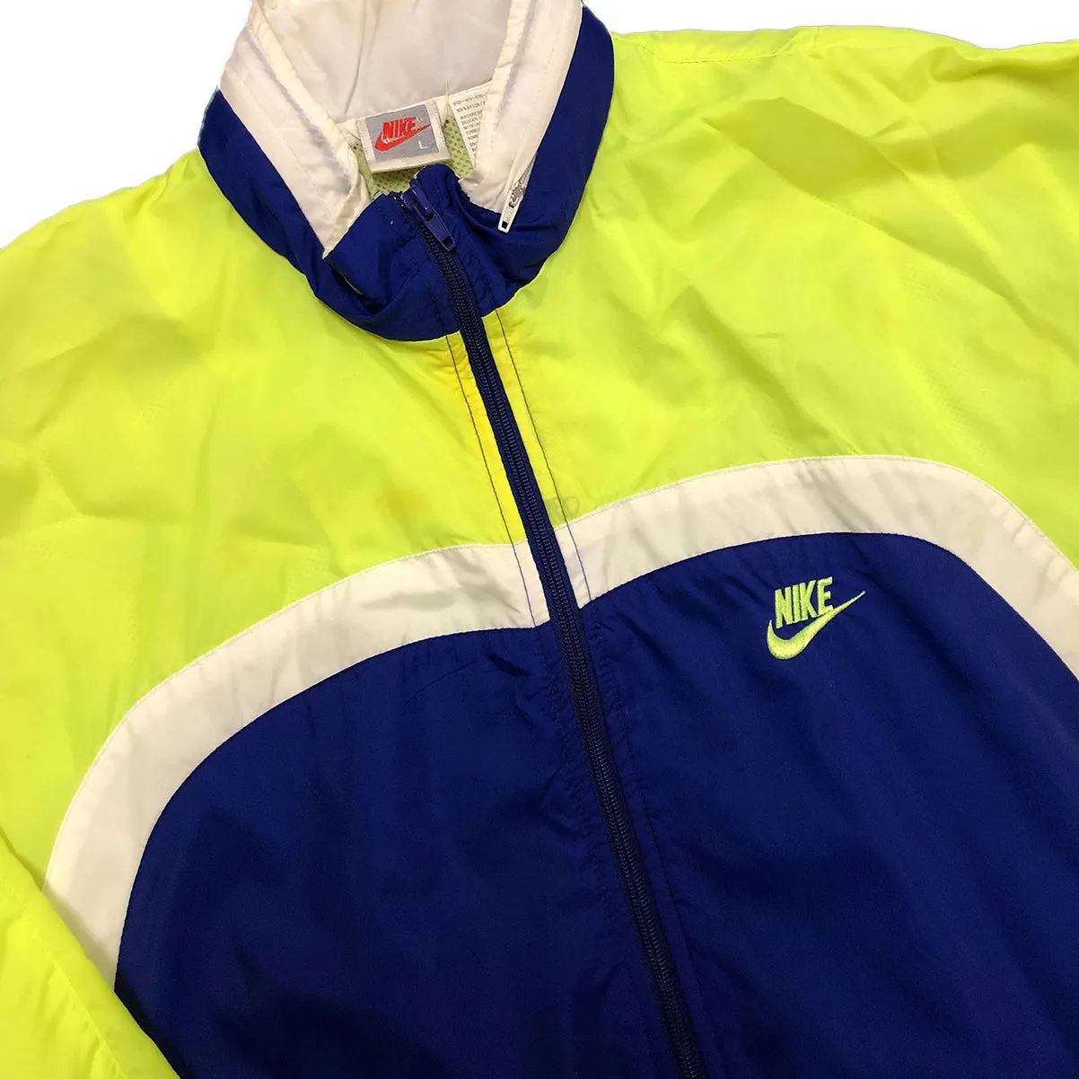 Vintage Grey Tags Nike Windbreaker L