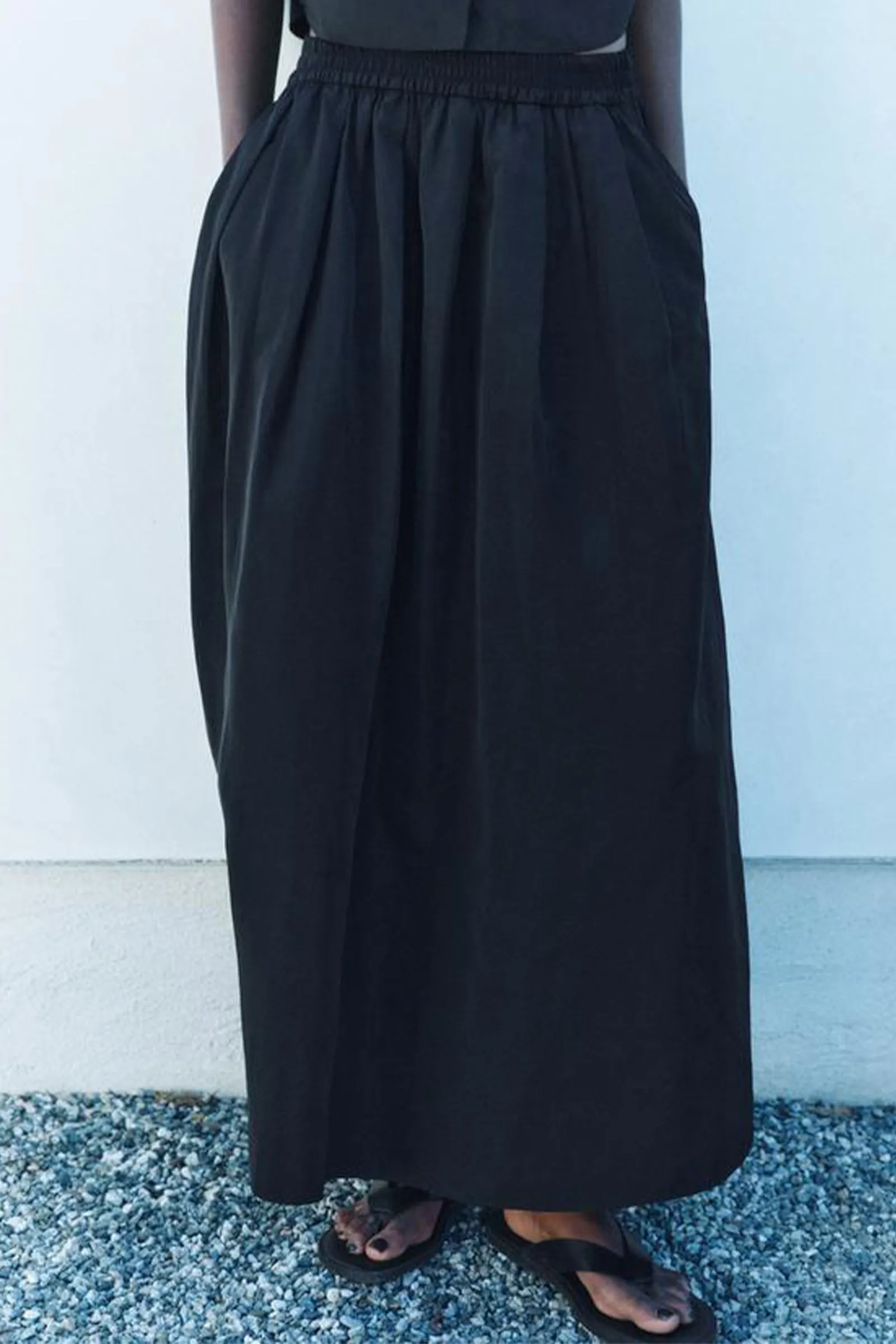 Voluminous Midi Skirt